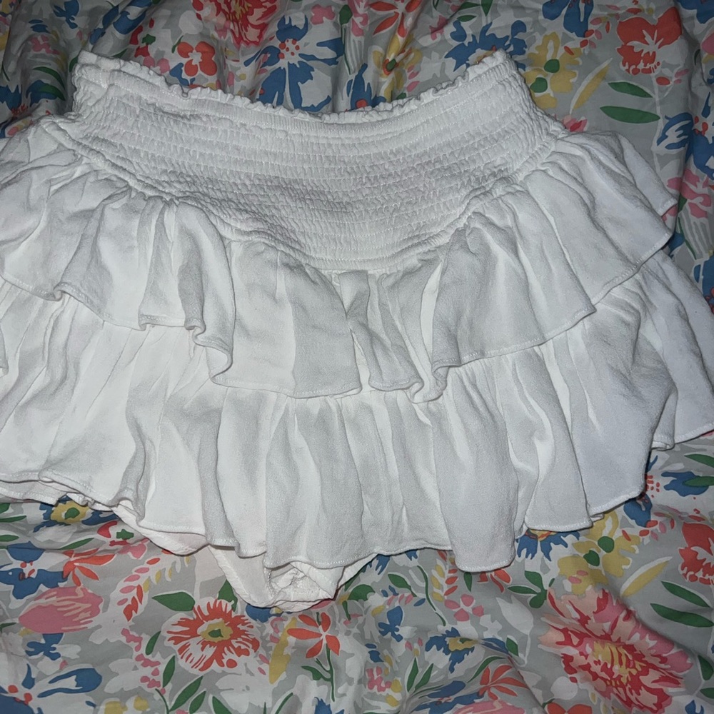 white skirt